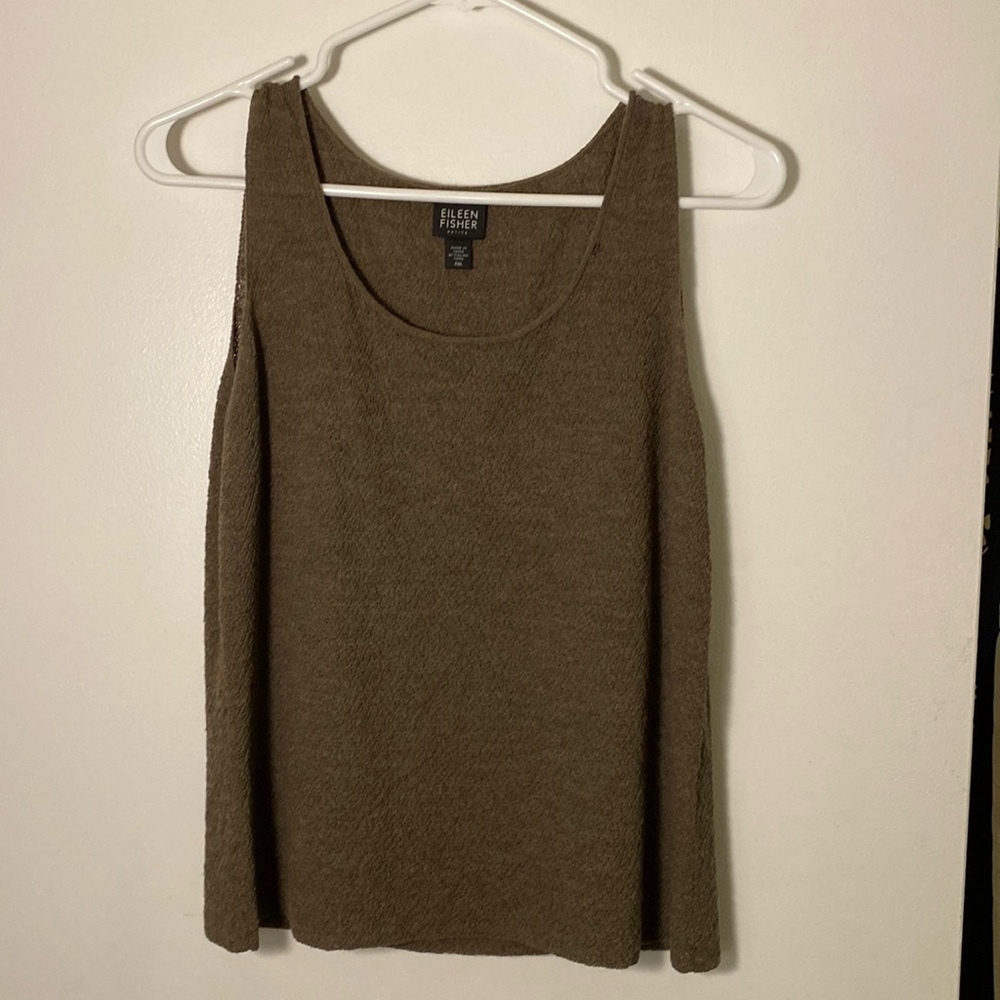 Eileen Fisher 100% wool blouse